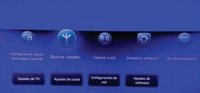Pantalla del paso 3: Buscá canales